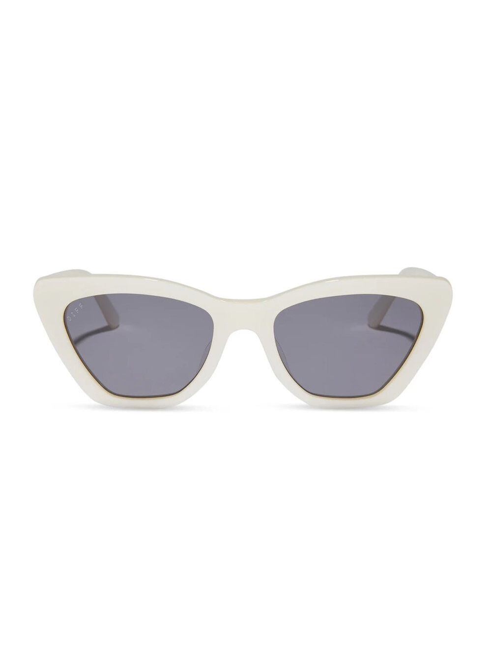 Diff Eyewear Cream Cat-Eye Sunglasses | Camilla Opaline Grey Sunglasses
